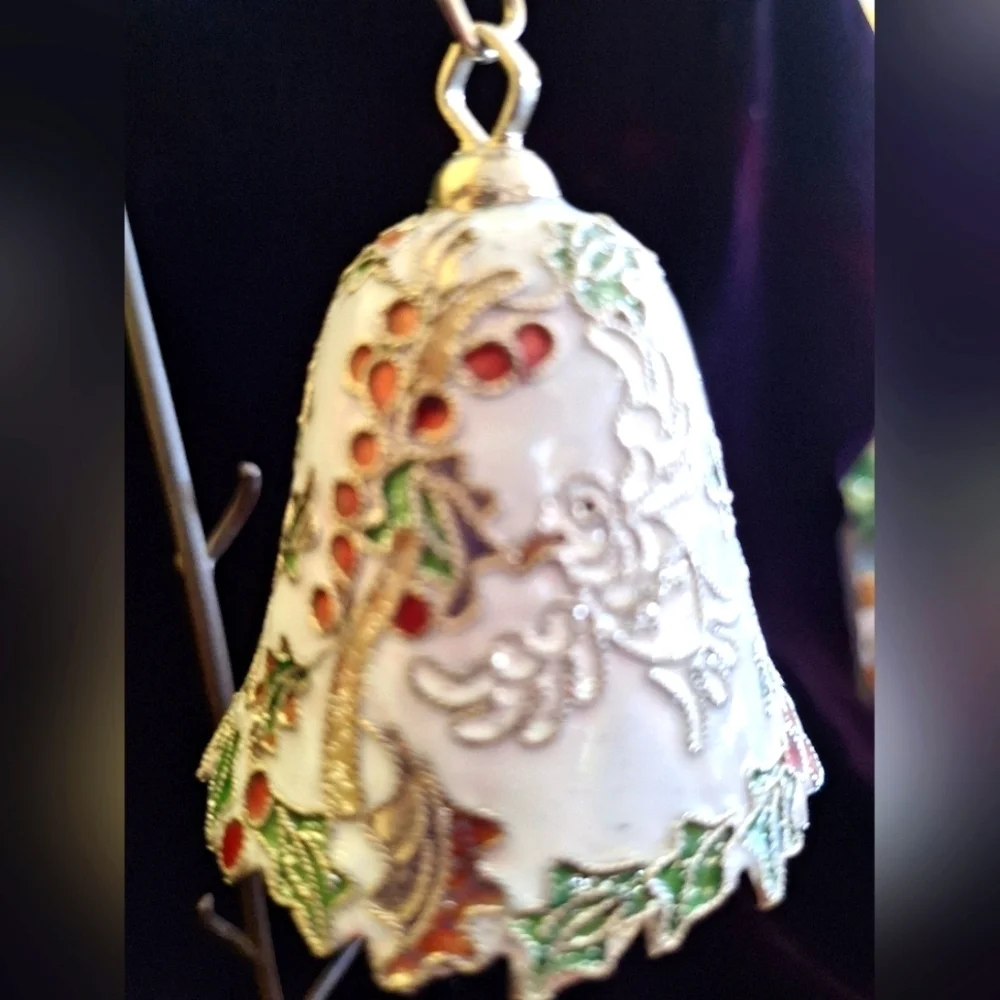 Cloisonni Christmas bell